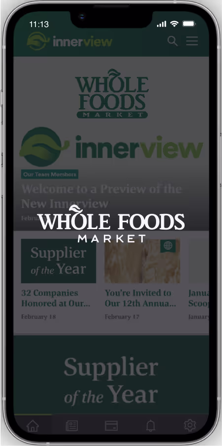 A phone screen showing the Whole Foods website.